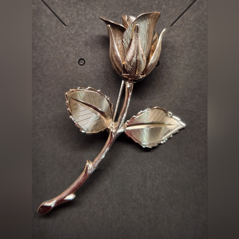 🌹 Beautiful Antique Silver Rose 🌹